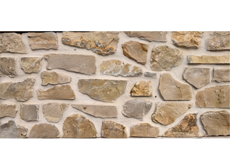 White Lias stone cladding